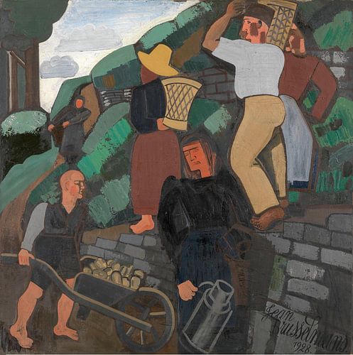Jean Brusselmans  Boeren aan het werk