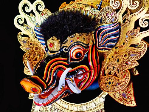 Barong Mask Wild Boar