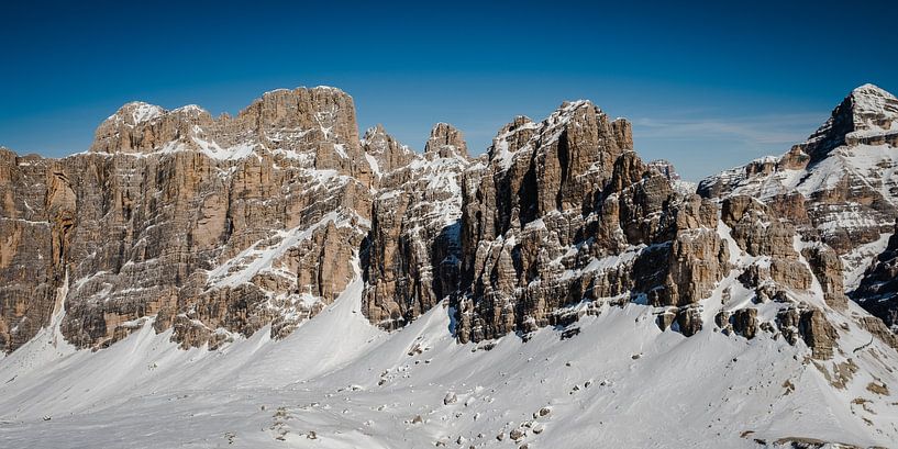Besneeuwde bergwand von MICHEL WETTSTEIN