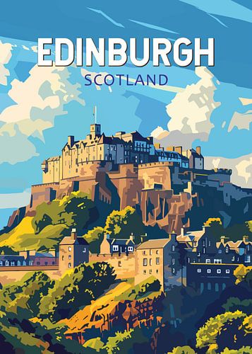 Edinburgh Castle: Eine majestätische Festung von PublicArt77
