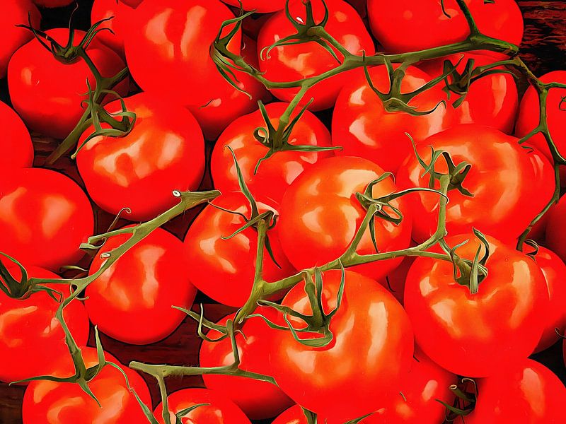 Tomatoes On The Vine by Dorothy Berry-Lound
