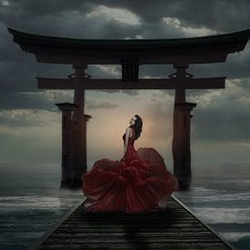 robe rouge sur Stephan Dubbeld