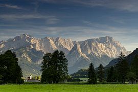 Abendstimmung an der Zugspitze von Andreas Müller