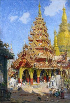 Colin Campbell Cooper, Shwe Dagon Pagoda by Atelier Liesjes