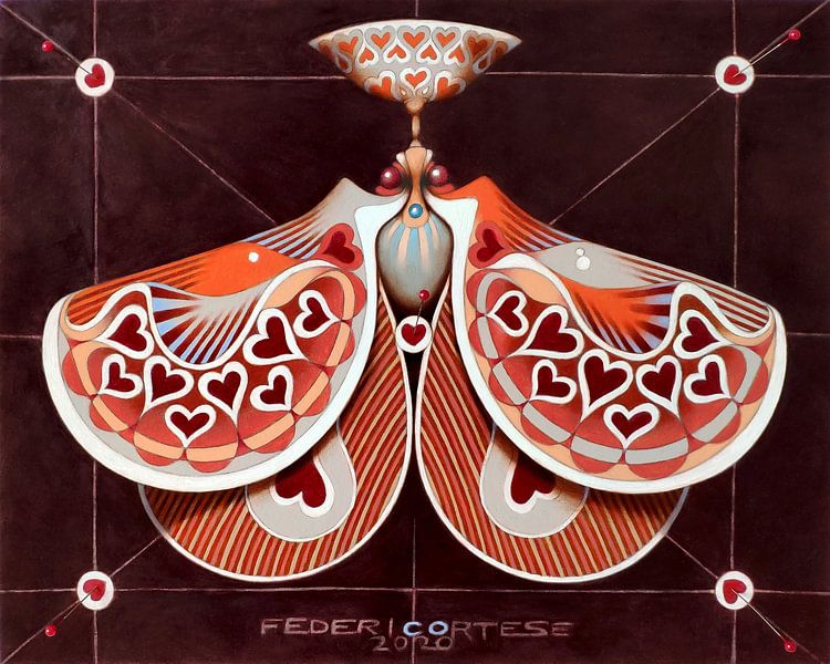 Hearts butterfly by federico cortese