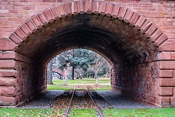 Vue du tunnel sur le Main à Francfort sur Thomas Riess