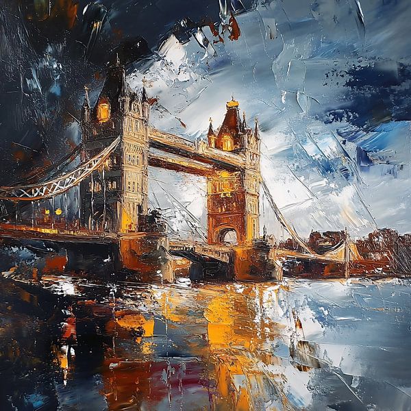 Thunderstorm over London by fernlichtsicht