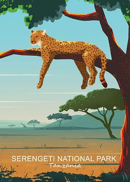 Serengeti Nationaal Park, Tanzania van Eduard Broekhuijsen