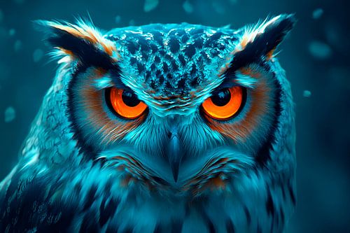 Uil in de nacht