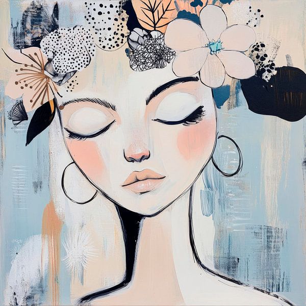 Blossoming peace and quiet beauty by Poster Art Shop