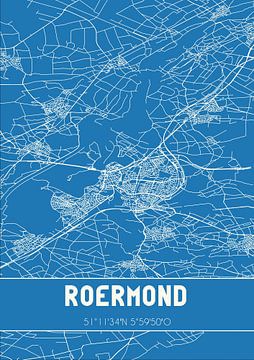 Blueprint | Map | Roermond (Limburg) by Rezona