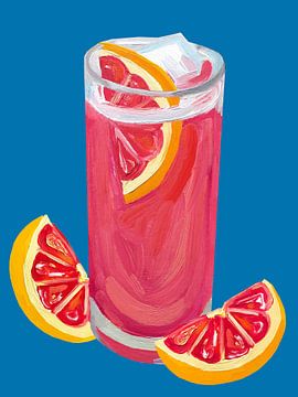 Grapefruit Paloma Blauw van Alice Straker