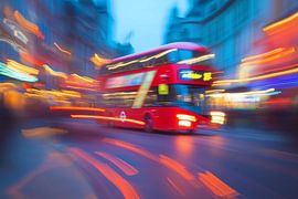 Rode bus in Londen van ARTemberaubend