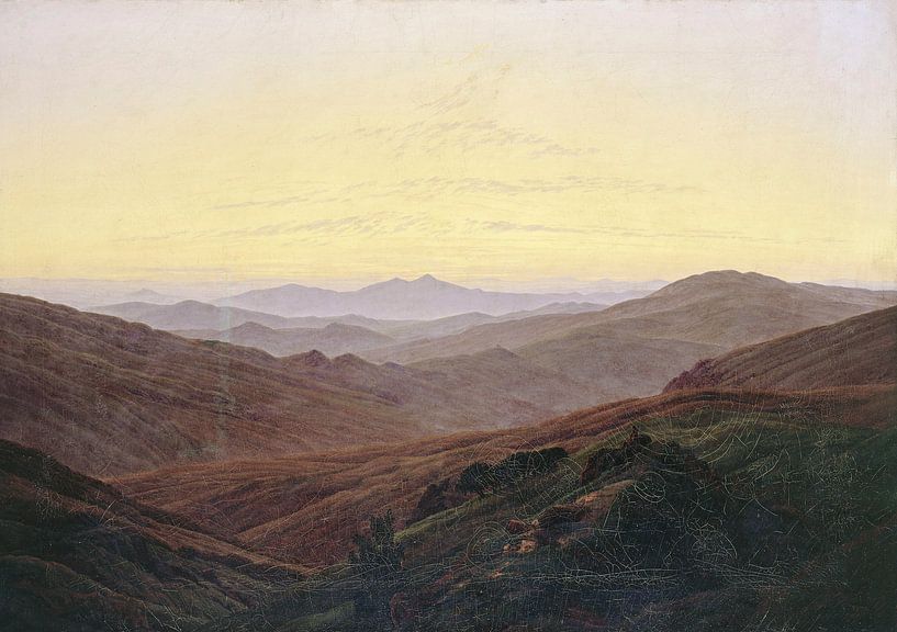 Caspar David Friedrich. Les Montagnes Géantes par 1000 Schilderijen