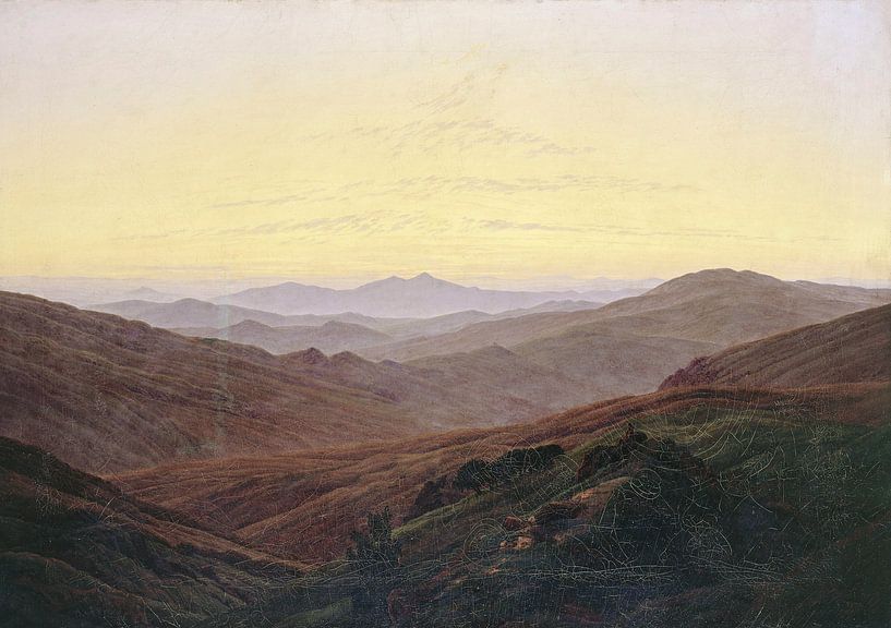 Caspar David Friedrich. The Giant Mountains by 1000 Schilderijen