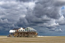 Gewitter in Sankt Peter-Ording von Peter Eckert