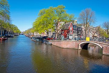 Stadsgezicht van  Amsterdam aan de Reguliersgracht in Nederland van Eye on You
