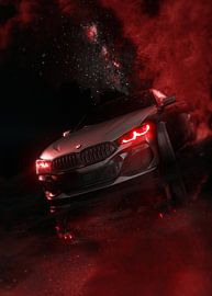 Roter Nebel BMW 8er von John Dan