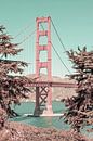 GOLDEN GATE BRIDGE Impression von der Uferpromenade | urbaner Vintage-Stil von Melanie Viola Miniaturansicht