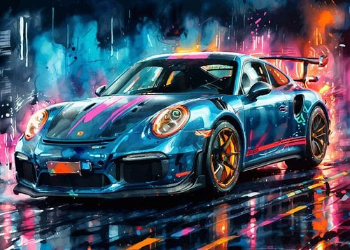 Porsche 911 GT3 RS Maritiem Blauw