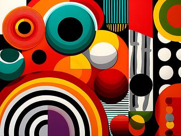 Abstract Geometric shapes by Jan Bechtum