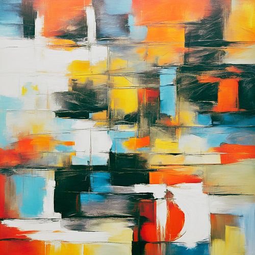 Golden Palette Schilderij