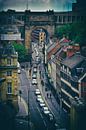 Mittelalterliche Stadtstraße NewCastle, Großbritannien von Corrie Heesbeen Miniaturansicht
