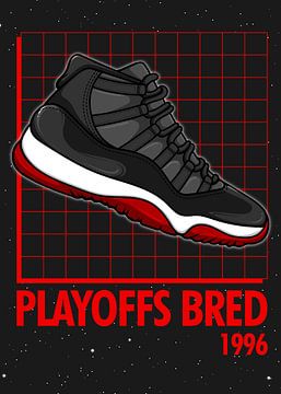 Air Jordan 11 Retro Playoffs Sneaker van Adam Khabibi