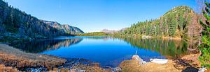 Le lac Reed dans un panorama automnal