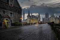 St Michael's Bridge in Ghent, Belgium