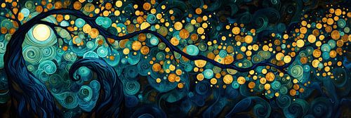 Toile nocturne sur Caprices d'Art