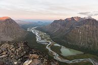 Rapadalen valley, Sarek, Swedish Lapland von Capture The Mountains Miniaturansicht