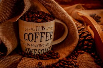 this coffee is making me awesome van Vitya Crepeele
