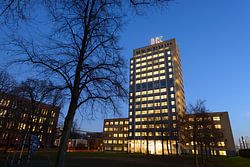 Herman Gortercomplex met IK kunstwerk in Utrecht