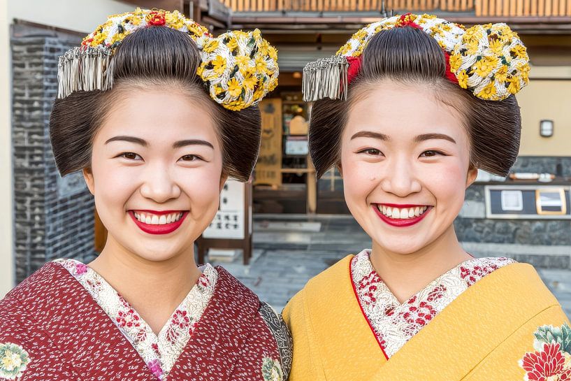 spiritual image Geishas Japan by Egon Zitter