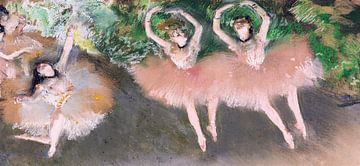 Edgar Degas,Ballettszene Pastell