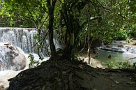 Kouang Si Waterfall van Roland de Zeeuw fotografie thumbnail