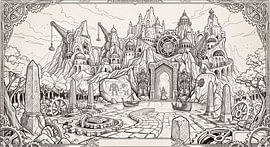 Path to the Mystic Portal by Éloi Beaumont