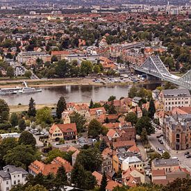 Blaue Brücke in Dresden von Rob Boon