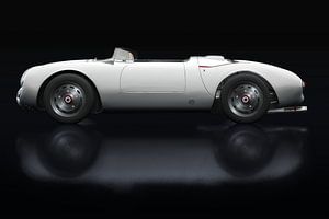 Porsche 550-A Spyder Zijaanzicht van Jan Keteleer