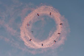 Royal Air Force Falcons Display Team.