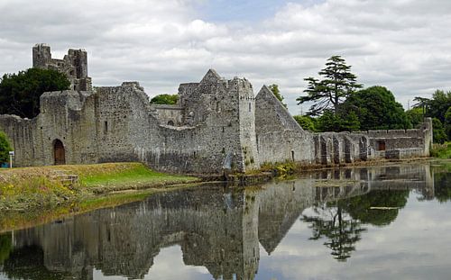 Desmond Castle ligt aan de rand van het dorp Adare