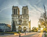 Sunrise at the cathedral Notre Dame de Paris by Christian Müringer thumbnail