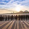 Sonnenaufgang Domburg von Danny Bastiaanse