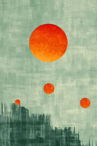 Abstracte Zonsverduistering