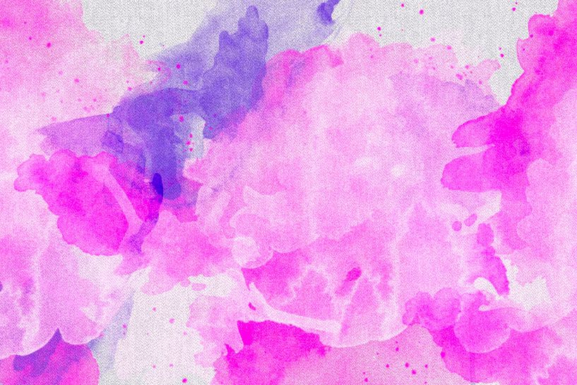 Summer garden watercolor by Mad Dog Art