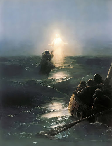 Un phare dans une mer agitée