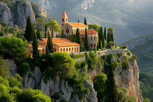 Bergkloster in der Provence von Mathias Ulrich