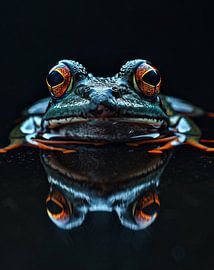 Portrait einer Kröte