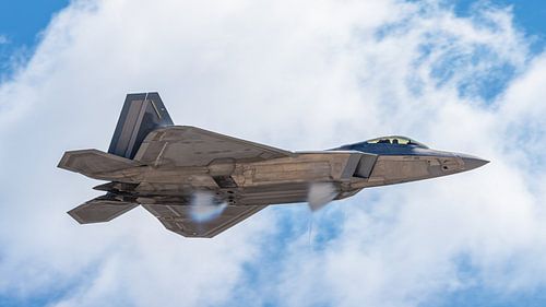U.S. Air Force Lockheed Martin F-22 Raptor Demo Team. by Jaap van den Berg